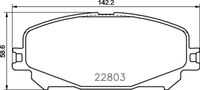 Колодки тормозные дисковые передние renault captur ii 01/20- / renault espace v jr 02/15- / renault grand scé BREMBO P68071
