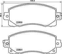 Brake pad BREMBO P78028