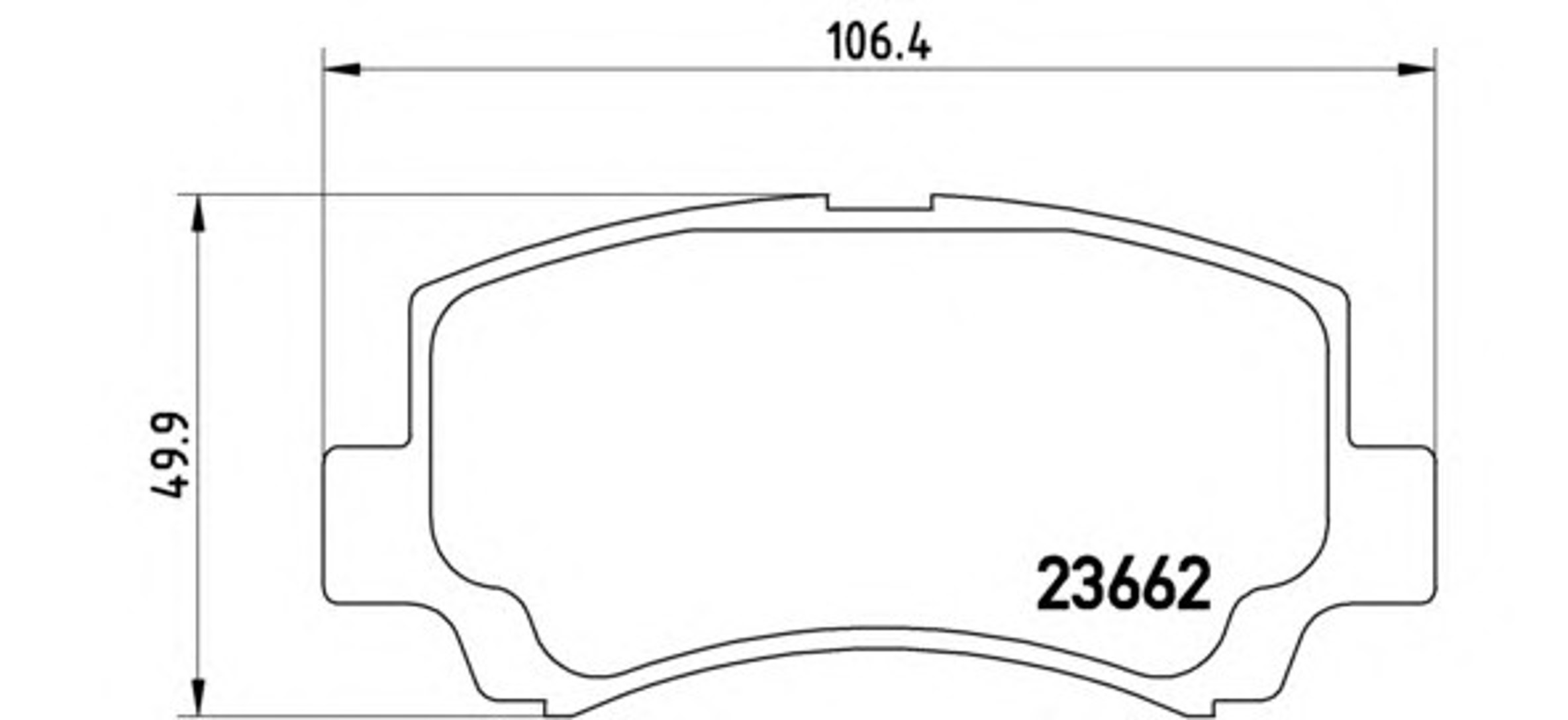 Колодки тормозные дисковые BREMBO P79011