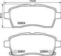 Колодки тормозные дисковые передние BREMBO P79037