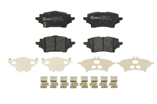 Колодки тормозные дисковые комплект BREMBO P83178