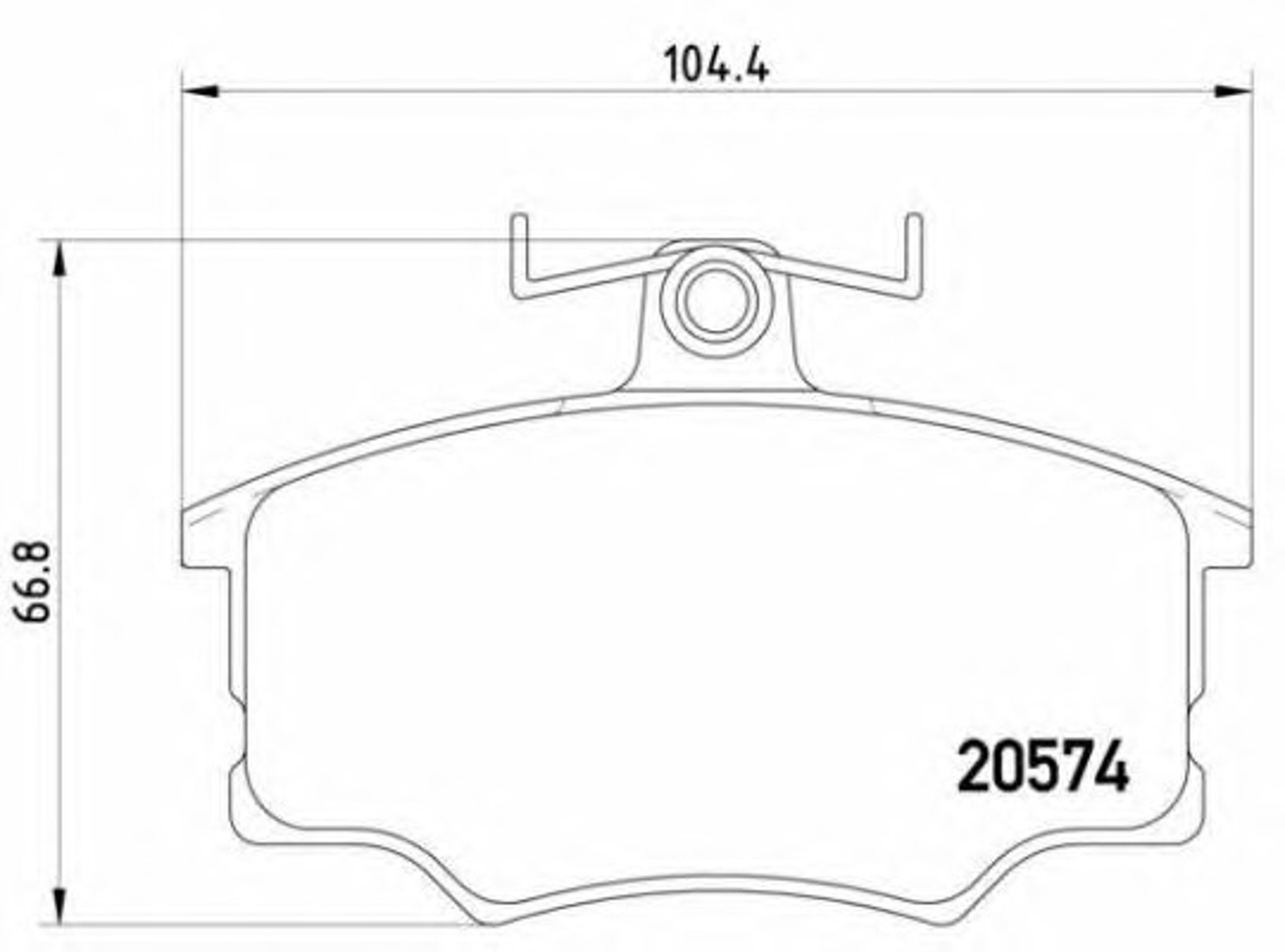 P85010 BREMBO Колодки тормозные дисковые