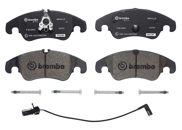 P85098X BREMBO Колодки тормозные дисковые