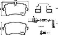 P85150 BREMBO Тормозные колодки