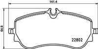 P85172 BREMBO Колодки тормозные дисковые задние