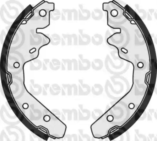 Тормозные колодки задние (барабанные) BREMBO S11502