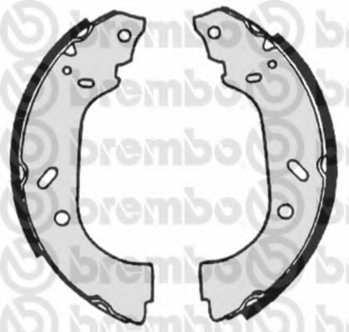 Тормозные колодки задние (барабанные) BREMBO S23517