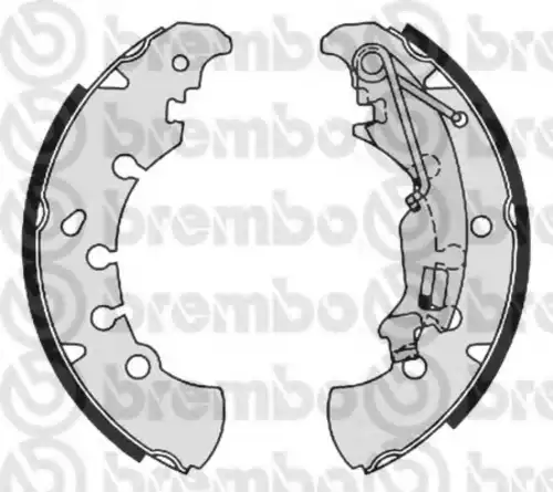 Тормозные колодки задние (барабанные) BREMBO S23555