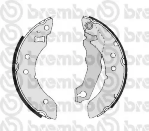 Тормозные колодки задние (барабанные) BREMBO S24536