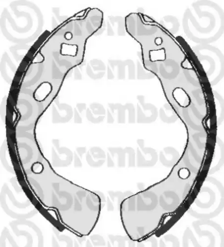 Тормозные колодки задние (барабанные) BREMBO S30507