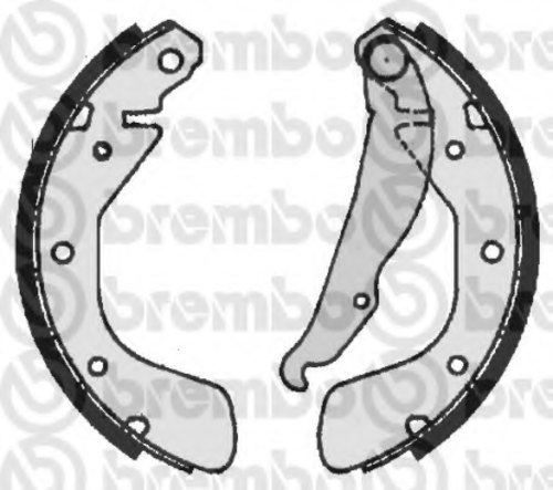 Колодки тормозные барабанные BREMBO S59511