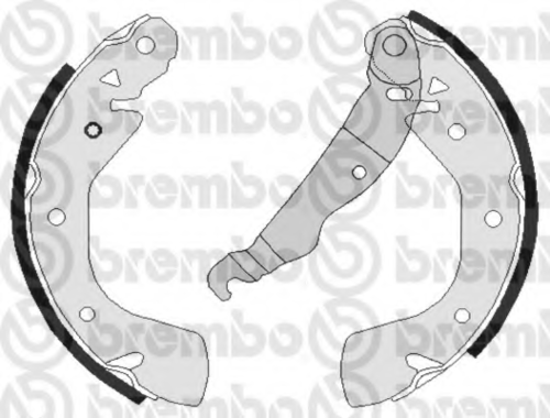 Тормозные колодки задние (барабанные) BREMBO S59525