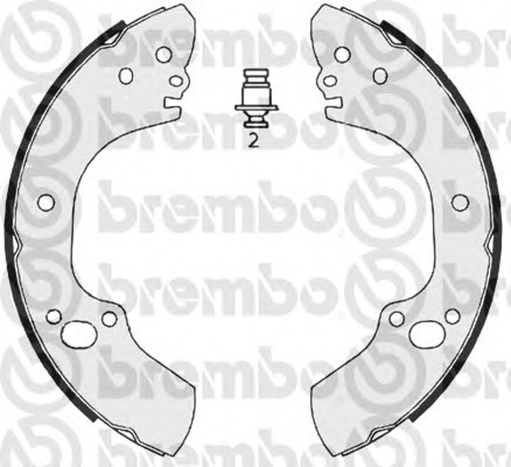 Комплект тормозных колодок BREMBO S59526