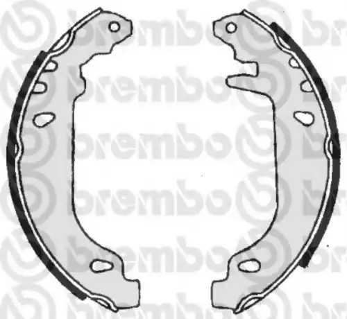 Тормозные колодки задние (барабанные) BREMBO S61519