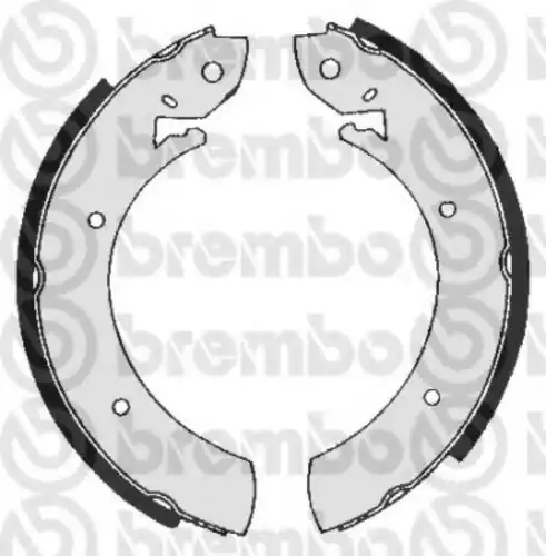 Тормозные колодки задние (барабанные) BREMBO S68513