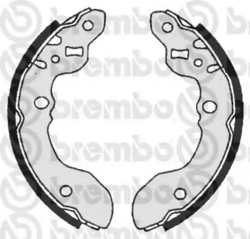 Тормозные колодки задние (барабанные) BREMBO S79516