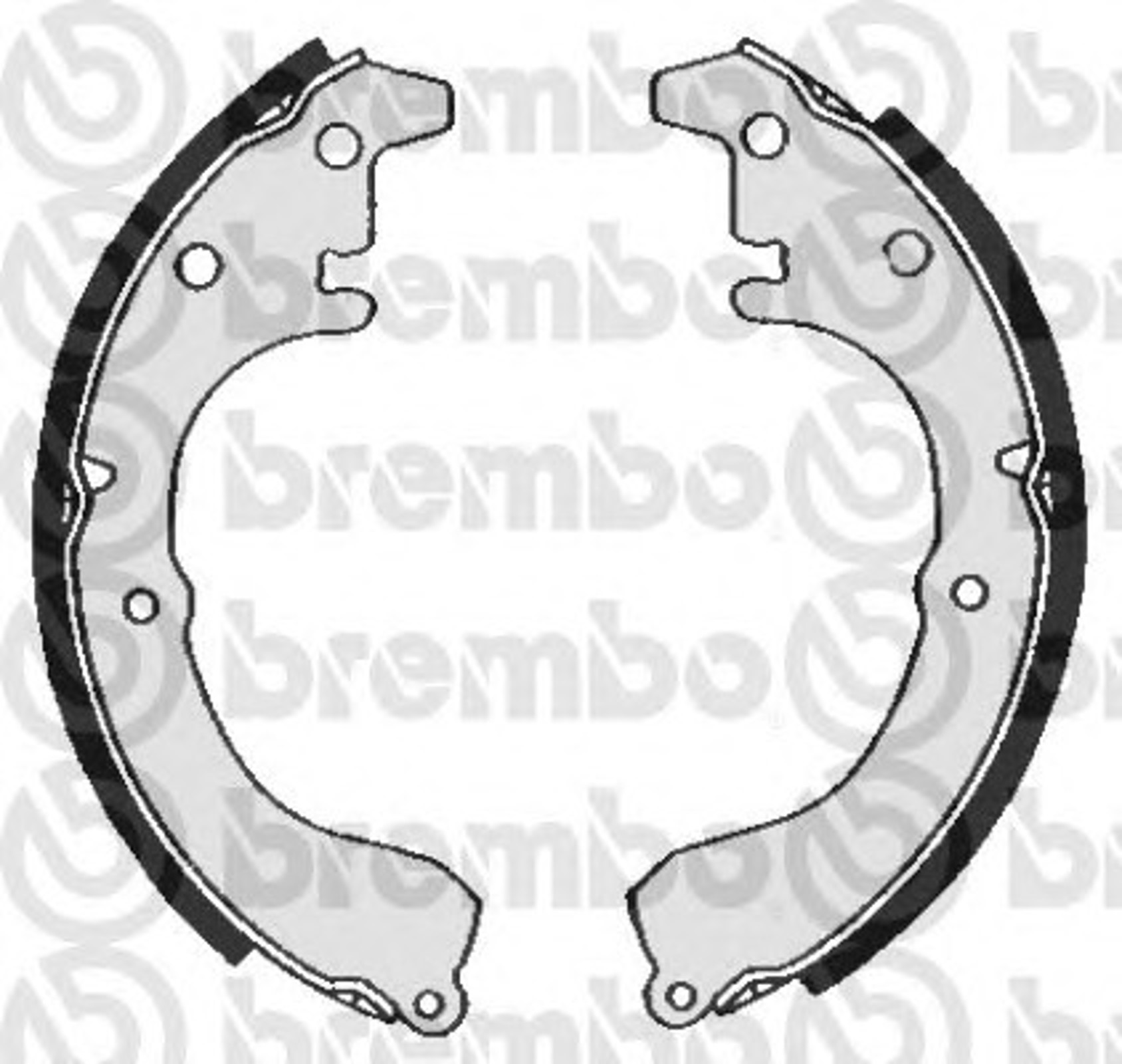 Колодки тормозные барабанные BREMBO S83501