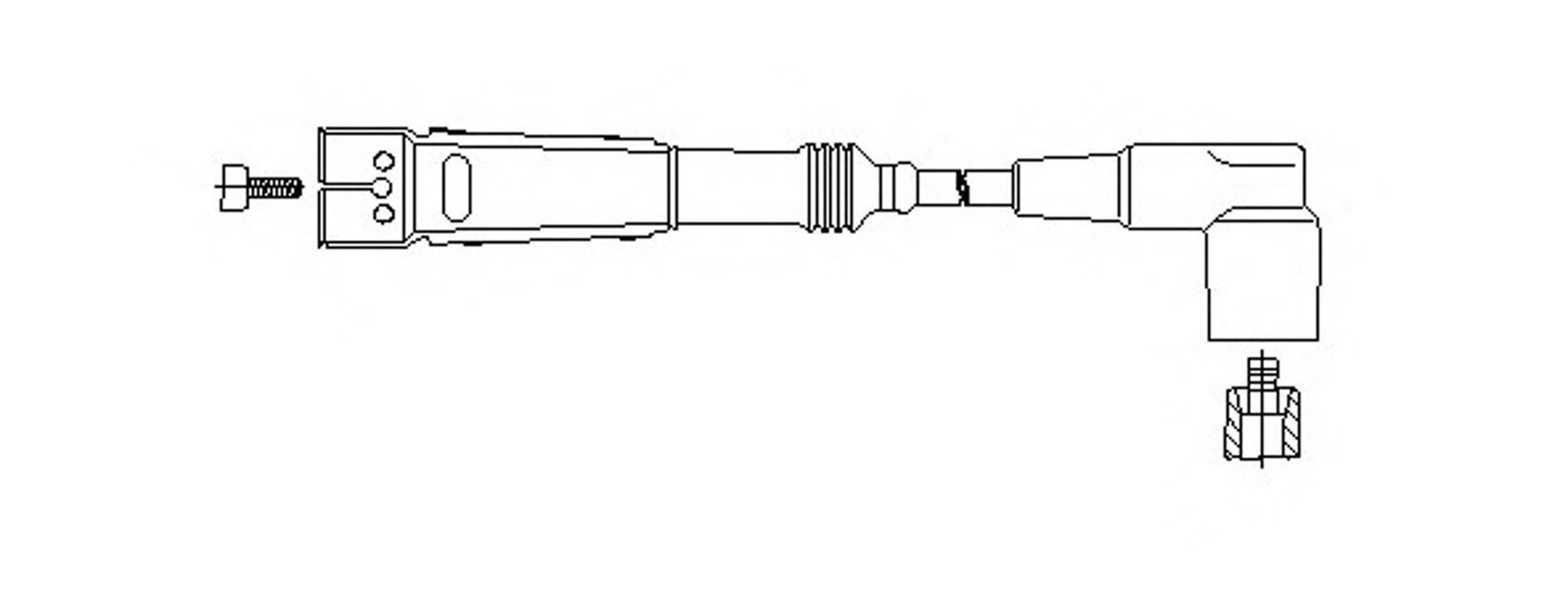 157/65 BREMI Провод высоковольтный