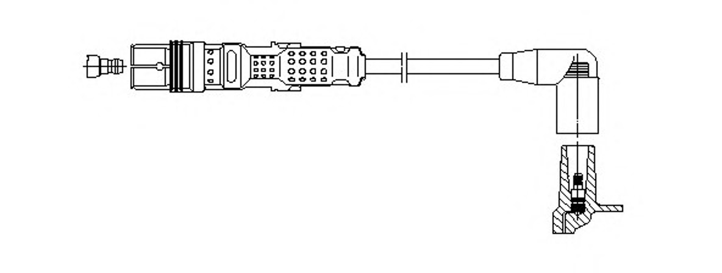 Провод зажигания BREMI 1A02/61