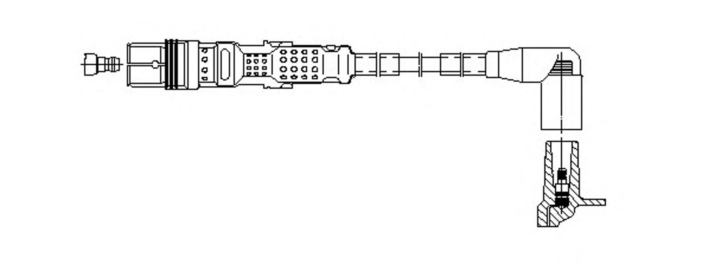 Комплект проводов зажигания BREMI 1A02F85