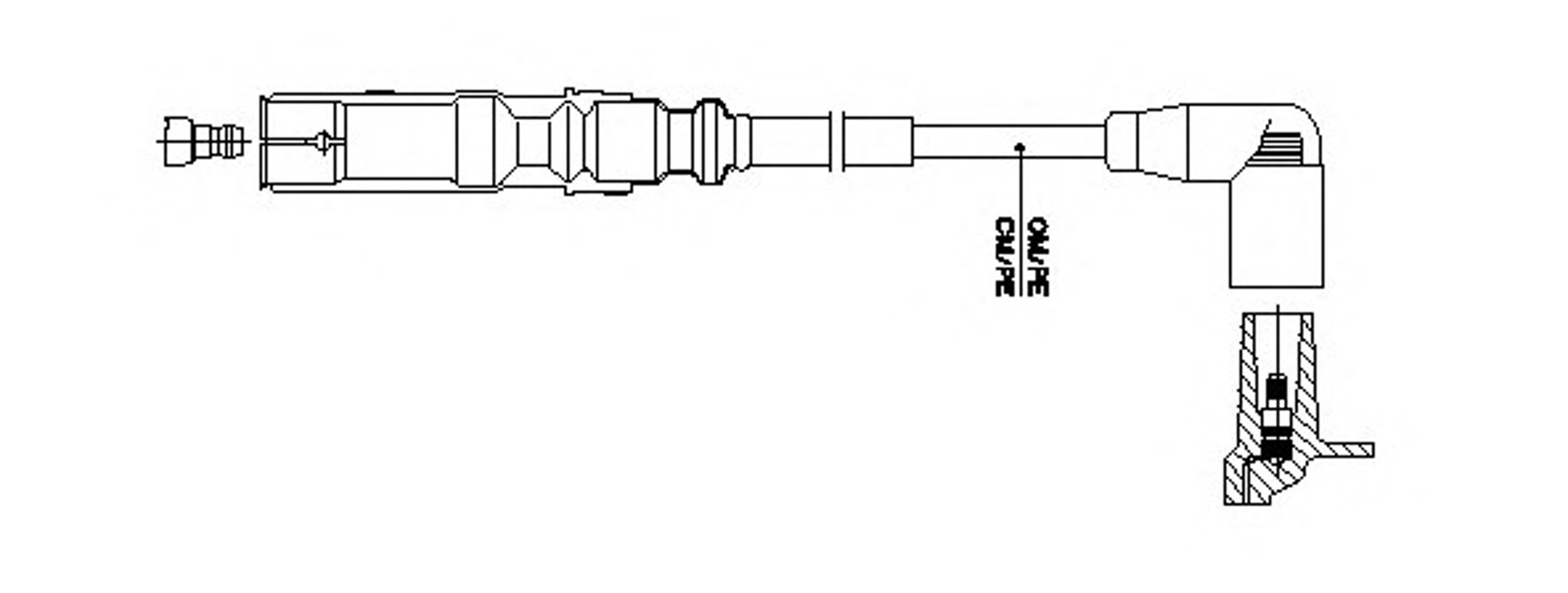 Провод зажигания BREMI 1A23E26