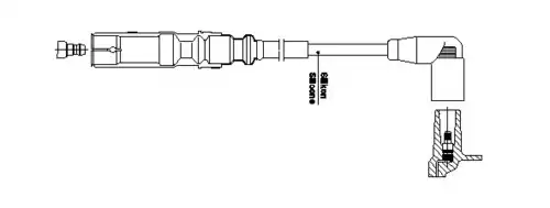 Провод зажигания BREMI 1A32E44