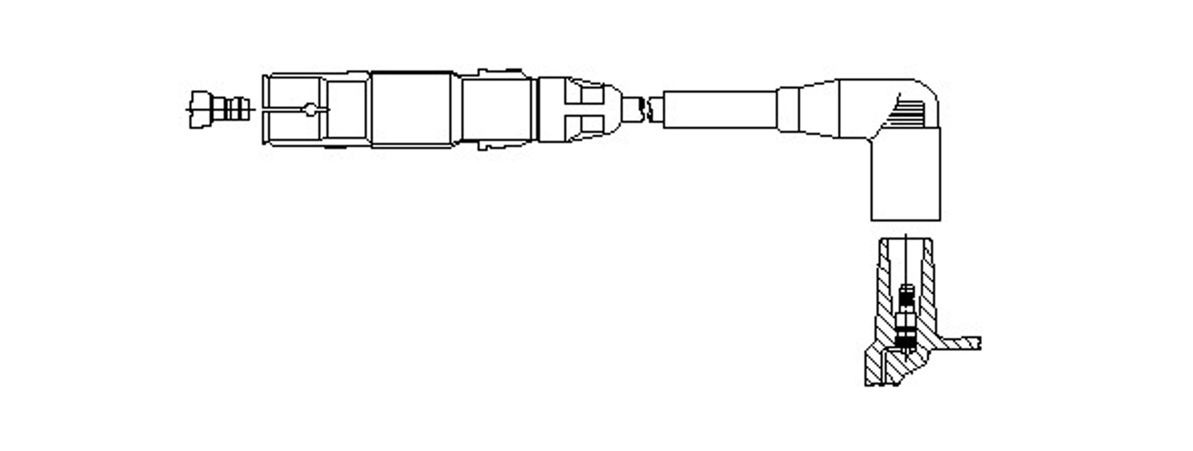 Провод высоковольтный BREMI 210E47