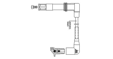 Провод зажигания BREMI 1A13E43