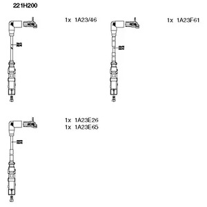 Провод высоковольтный BREMI 221H200