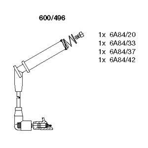 600/496 BREMI к-кт проводов