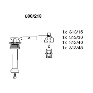 800/213 BREMI Комплект проводов зажигания