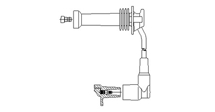 8A17/32 BREMI Комплект проводов зажигания