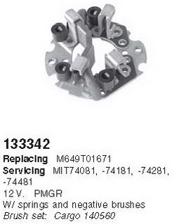 133342 HC-CARGO Щеткодержатель стартера
