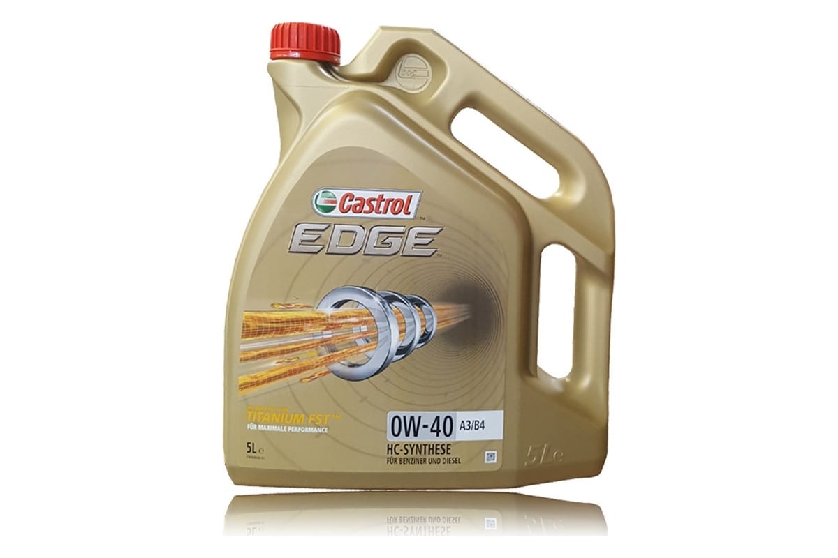 Моторное масло Castrol EDGE Titanium FST 0w40, А3/В4, 4 л CASTROL 15338D