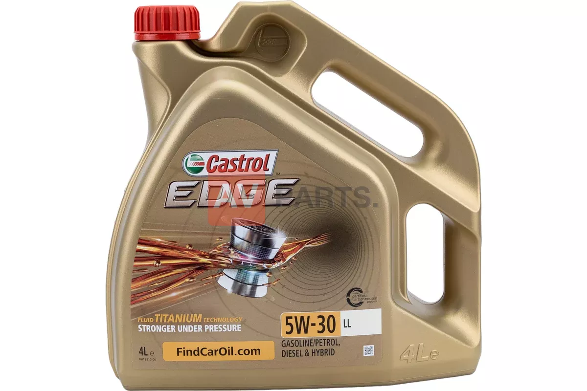 Моторное масло Castrol EDGE 5w30, LL, 4 л CASTROL 15668E