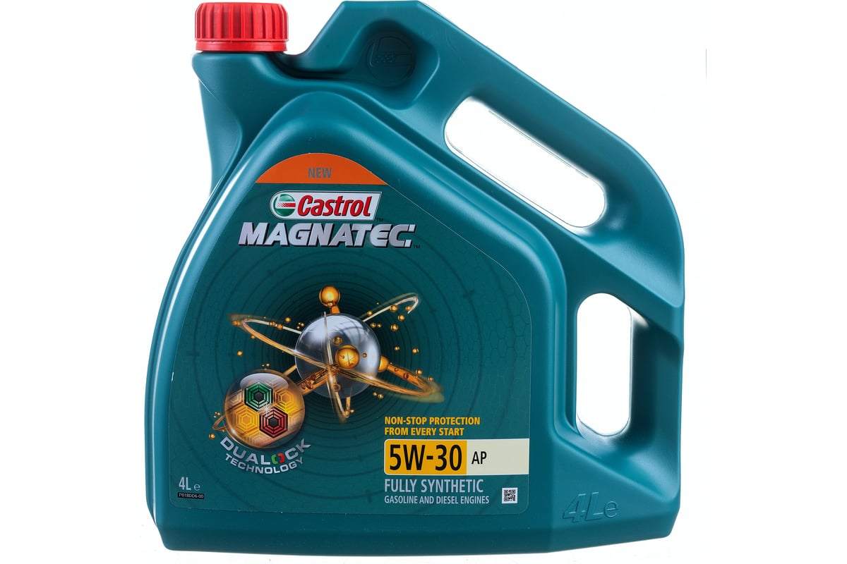 Масло моторное синтетическое Magnatec 5w30 AP SN/GF-5 DUALOCK 4 л CASTROL 15C93D