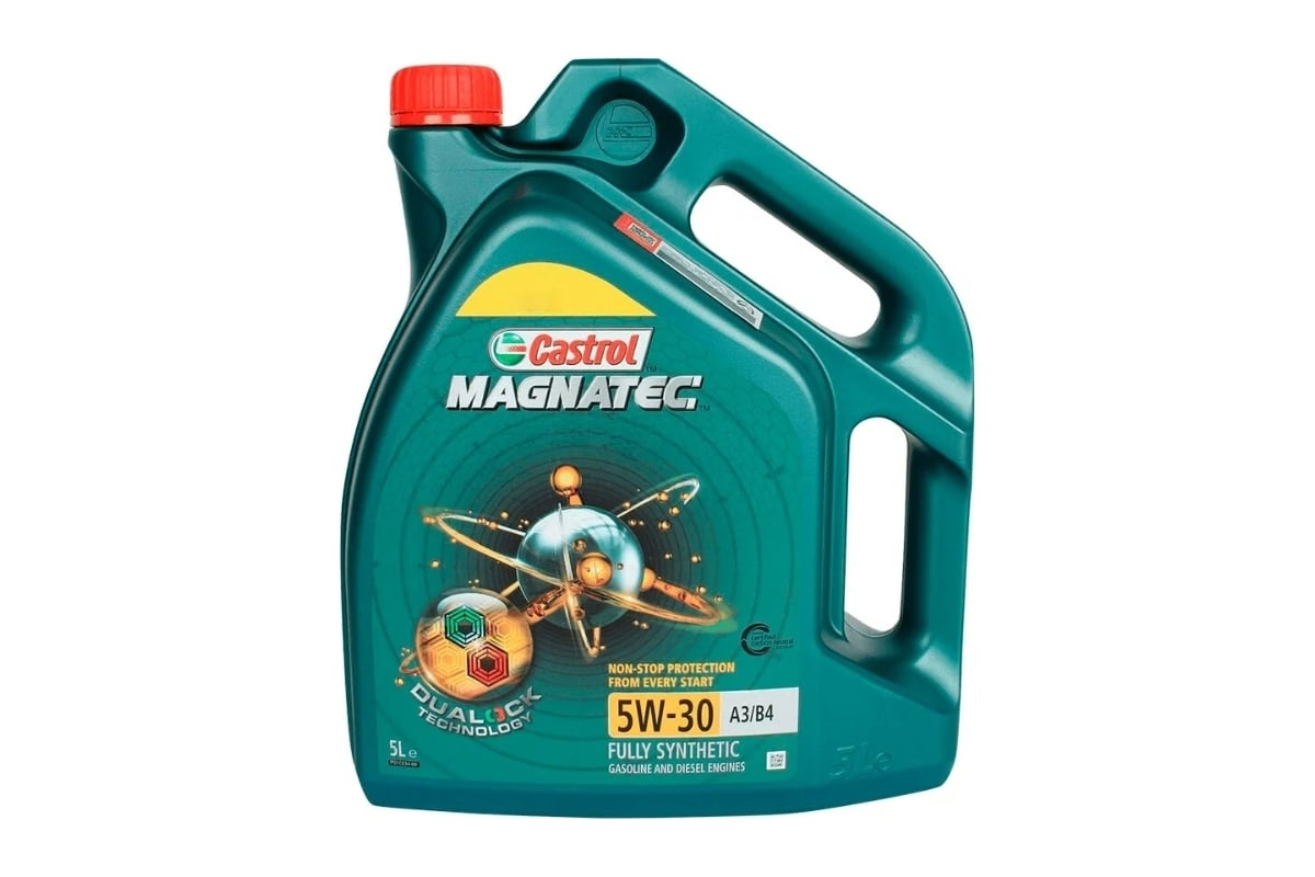 Моторное масло CASTROL Magnatec 5W-30 A3/B4, 5л CASTROL 15E7B9