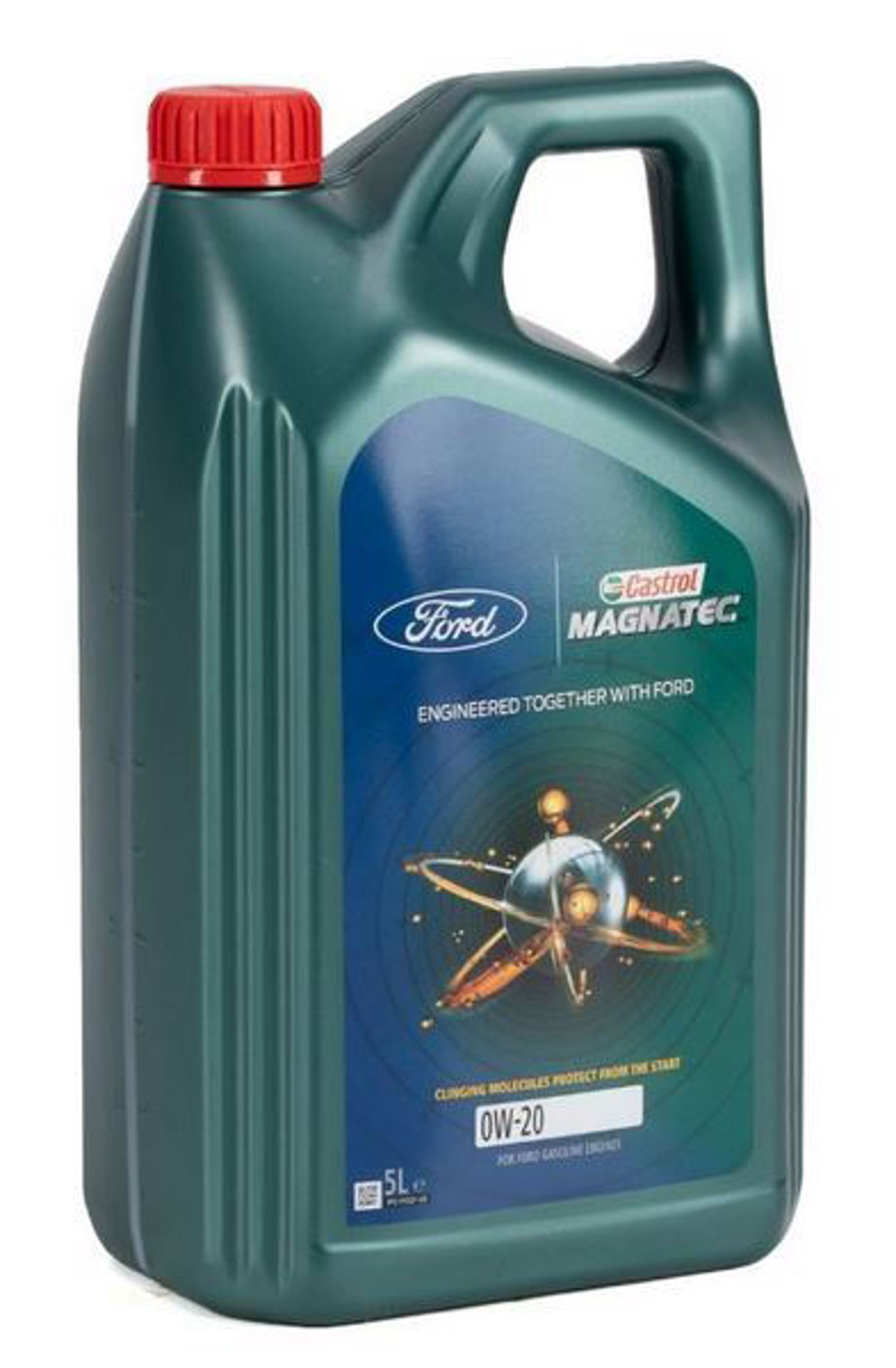 Масло моторное синтетическое 5л - для легк. авто, Ford WSS-M2C954-A1 CASTROL CASTROL 0W20 FORD MAGNATEC/5