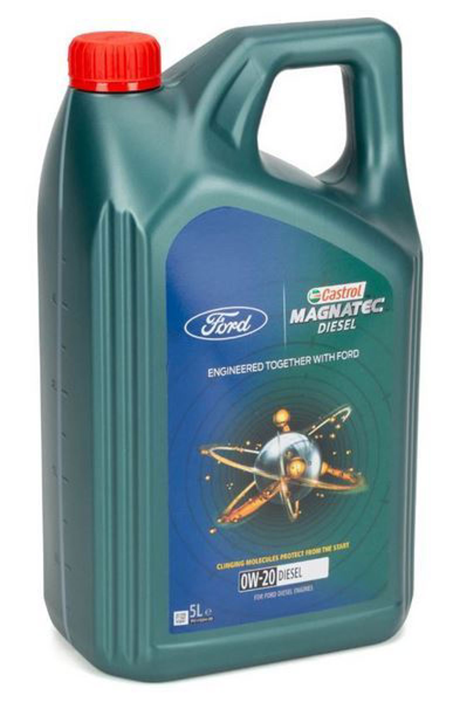 Масло моторное синтетическое 5л - для легк. авто, Ford WSS-M2C952-A1 CASTROL CASTROL 0W20 FORD MAGNATEC DIESEL/5