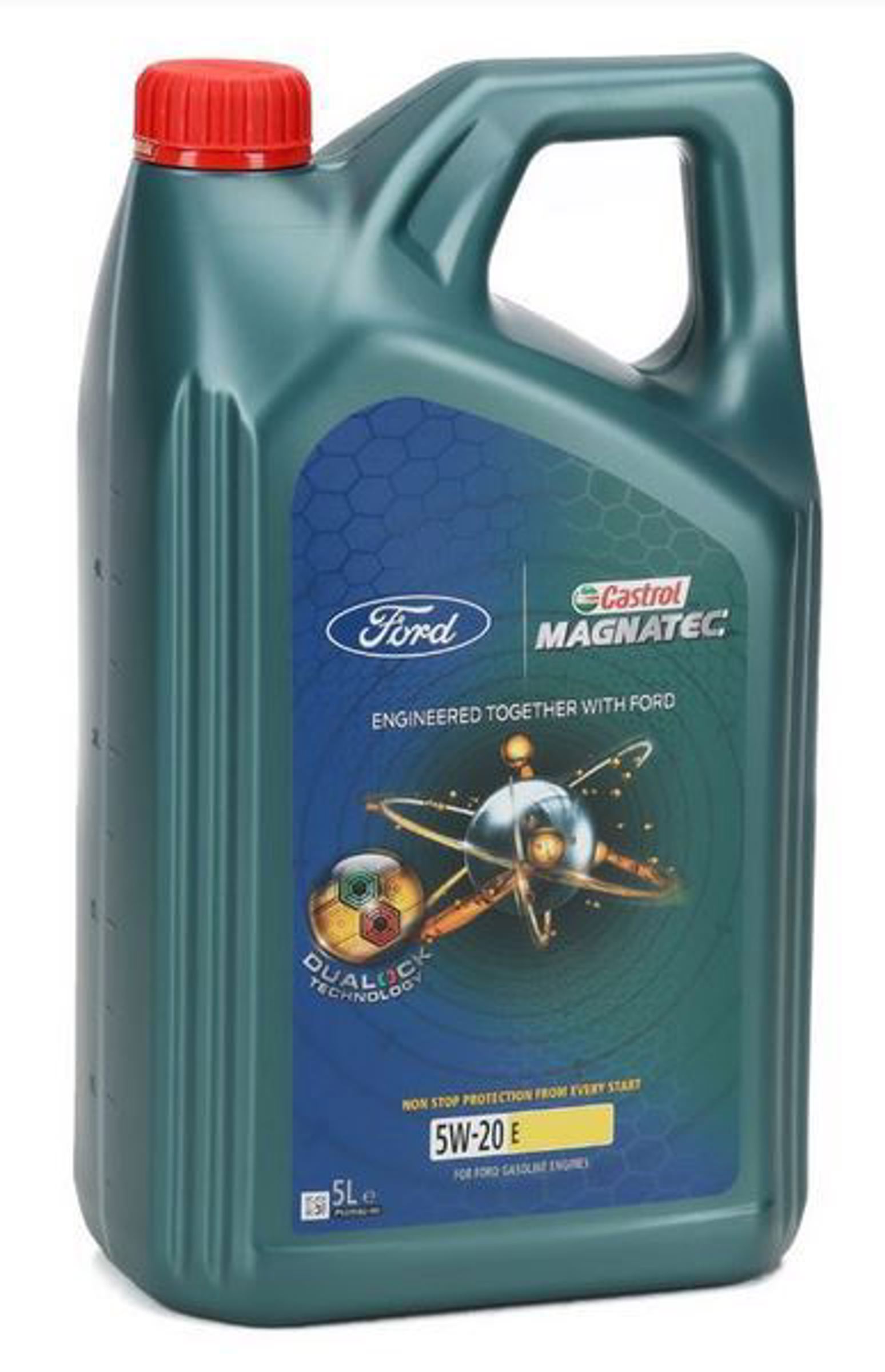 CASTROL 5W20 FORD MAGNATEC E/5 CASTROL Масло моторное синтетическое 5л - для легк. авто, Ford WSS-M2C948-B