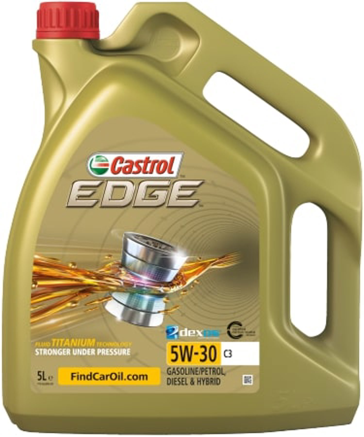 CASTROL 5W30 EDGE C3/5 CASTROL Масло моторное синтетическое 5л - для легк. авто, API SN/CF, ACEA C3, VW 505 00/505 01, dexos2™, MB 229.31/229.51, Renault RN 0700/RN 0710