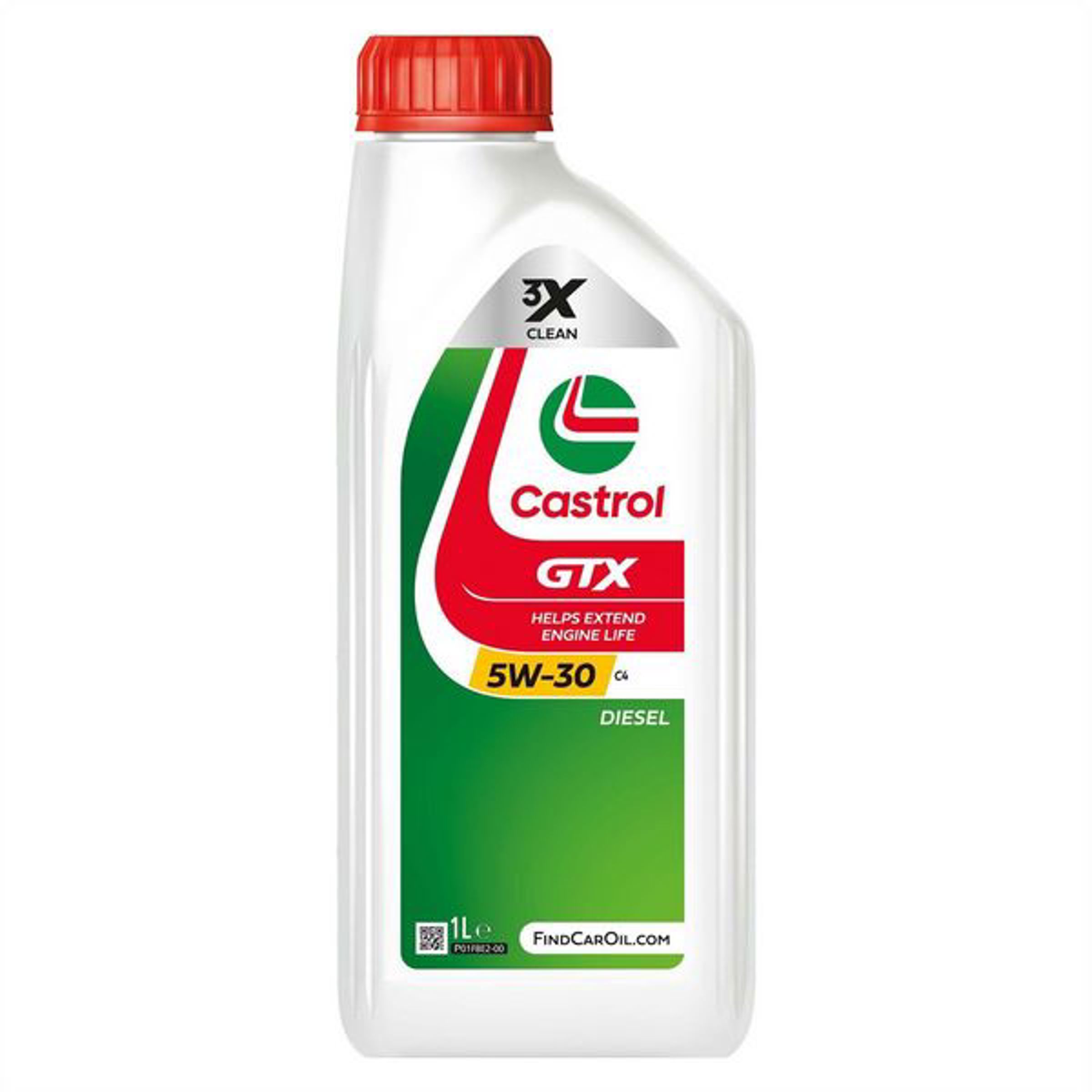 Масло моторное синтетическое 1л - для легк. авто, ACEA C4, Renault RN 0720, MB 226.51 CASTROL CASTROL 5W30 GTX C4/1