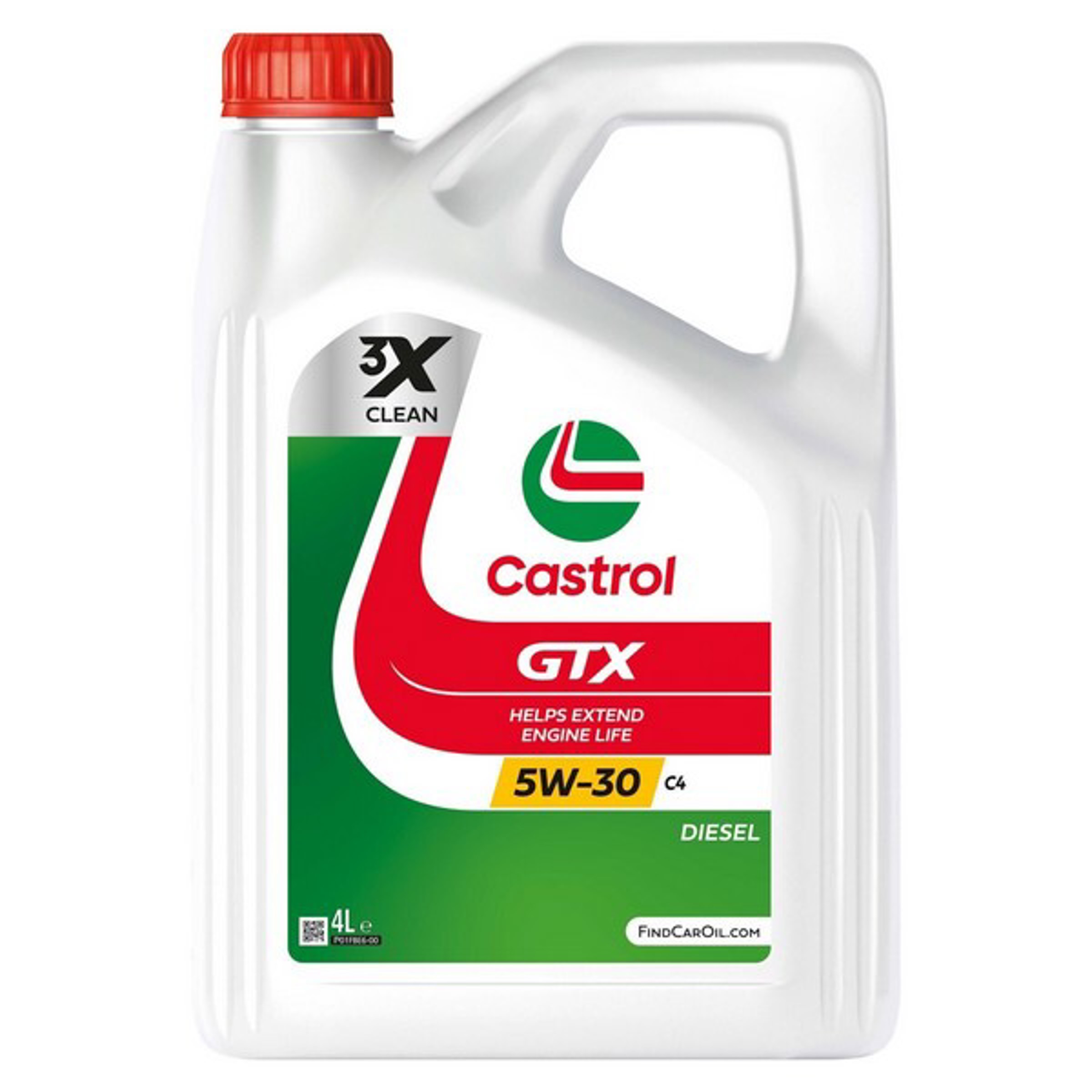 Масло моторное синтетическое 4л - для легк. авто, ACEA C4, Renault RN 0720, MB 226.51 CASTROL CASTROL 5W30 GTX C4/4