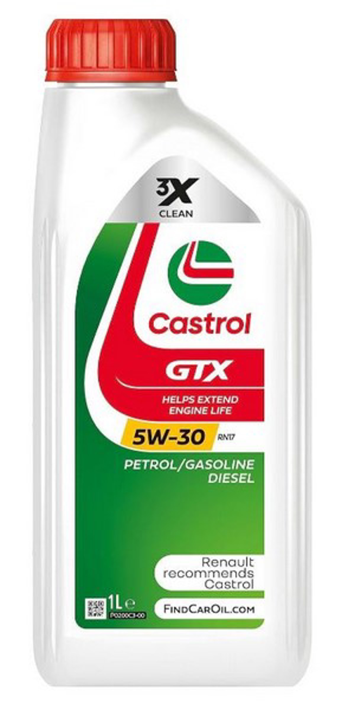 CASTROL 5W30 GTX RN17/1 CASTROL Масло моторное синтетическое 1л - для легк. авто, ACEA C3, Renault RN17