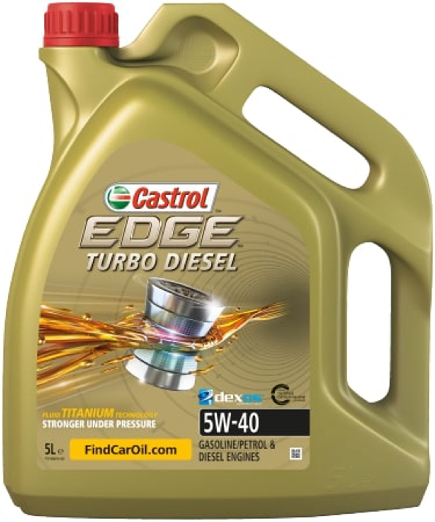 CASTROL 5W40 EDGE TURBO DIESEL/5 CASTROL Масло моторное синтетическое 5л - для легк. авто, API SN/CF, ACEA C3, VW 505 00/505 01, dexos2™, MB 229.31/229.51/226.5, Renault RN 0700/RN 0710, Ford WSS-M2C917-A, FIAT 9.55535