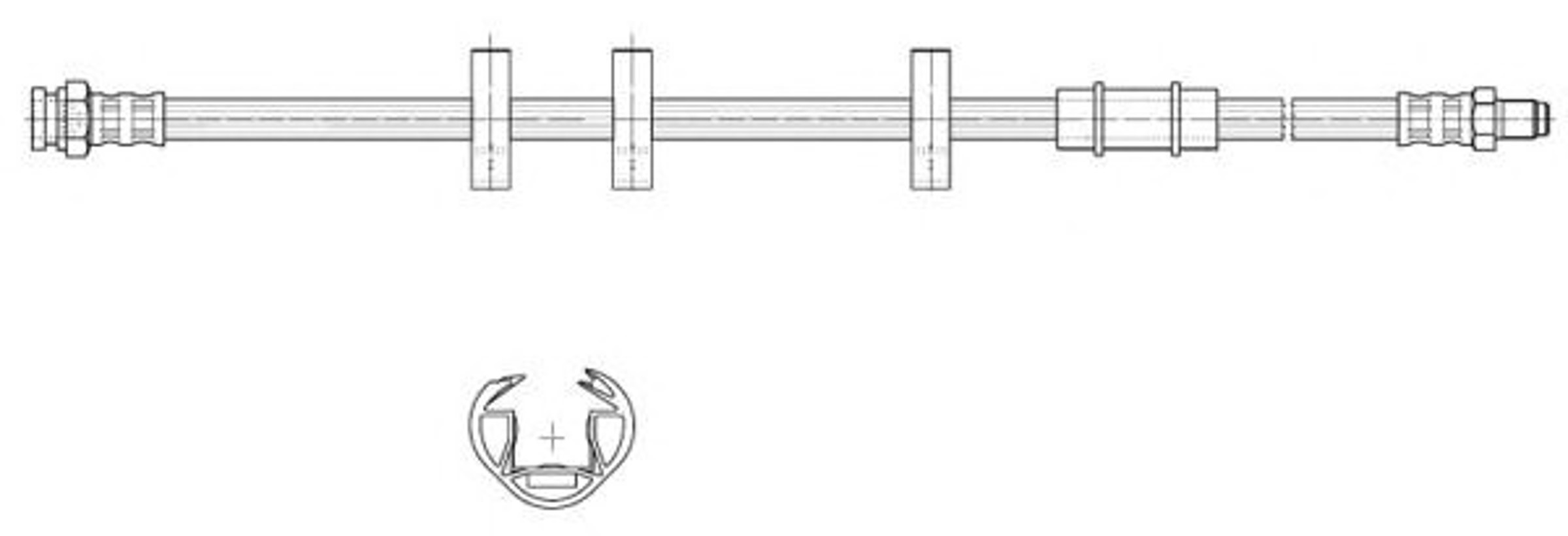 Шланг тормозной CEF 516993