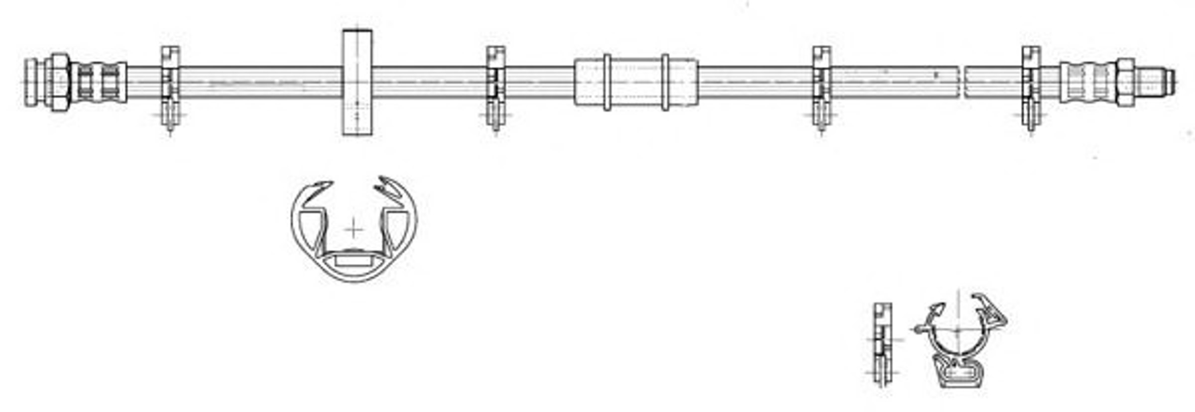 Шланг тормозной CEF 517064