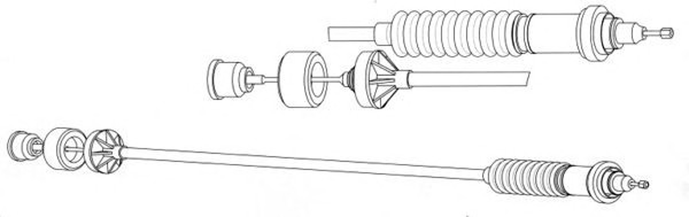 Трос сцепления CEF CT01159
