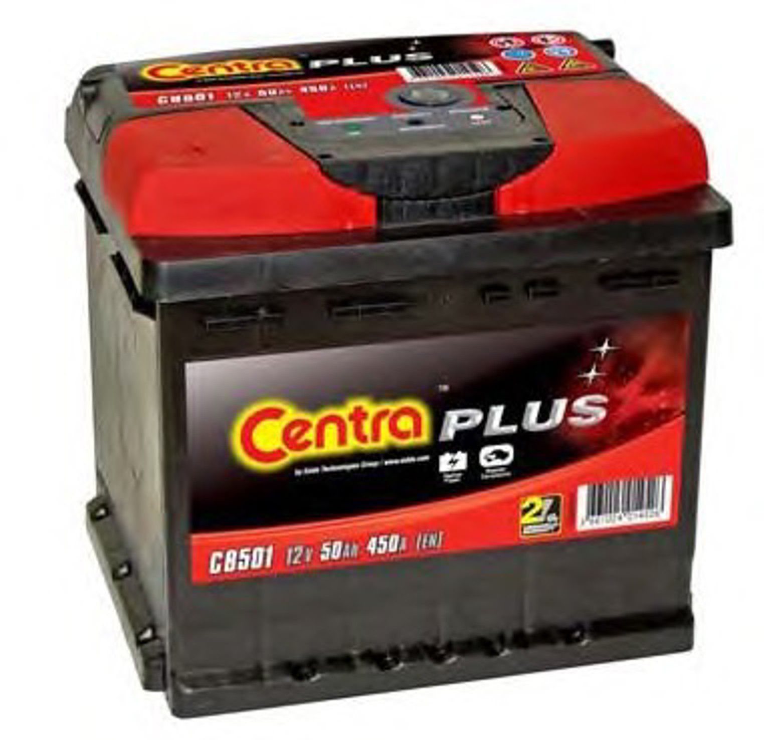 Стартерная аккумуляторная батарея CENTRA CB501