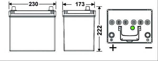 Аккумулятор CENTRA CB605